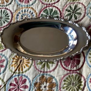 Oneida silver plated oval platter
